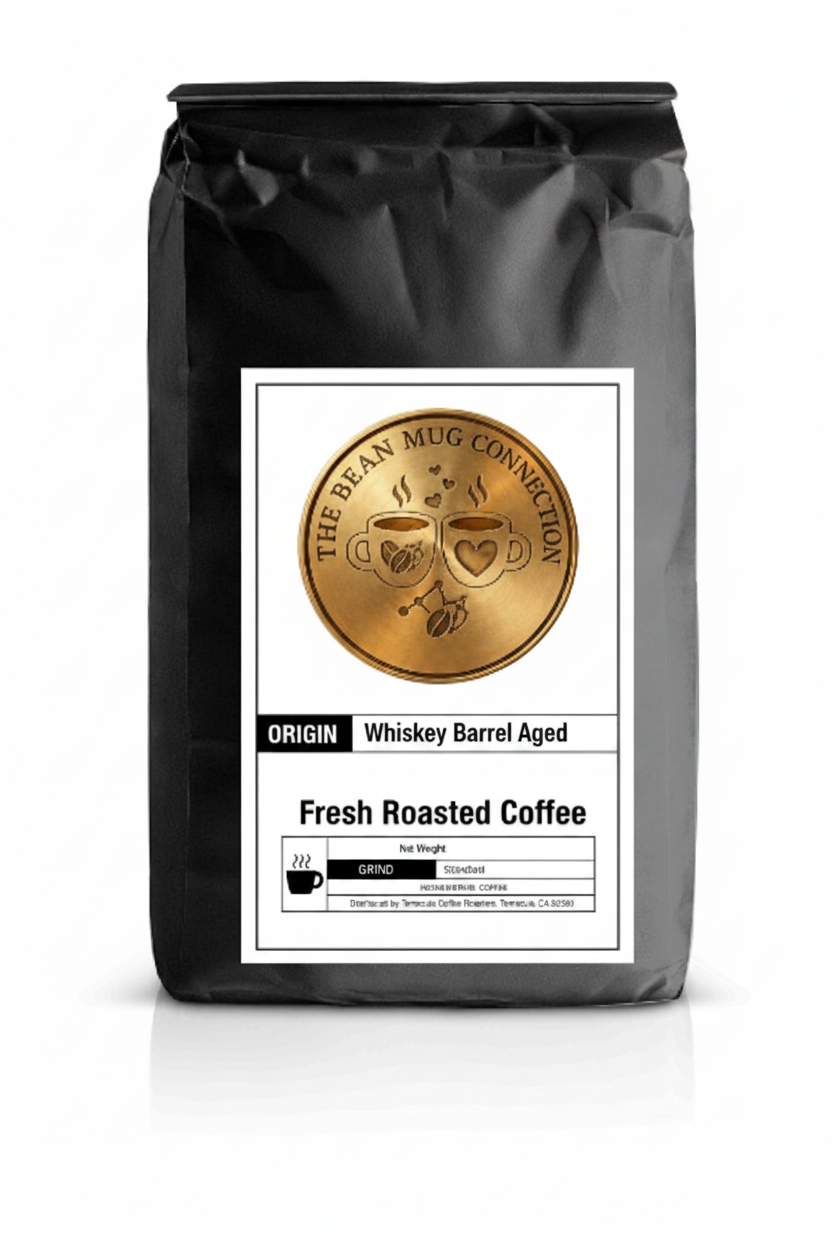 Whiskey Barrel Aged Coffee Bag