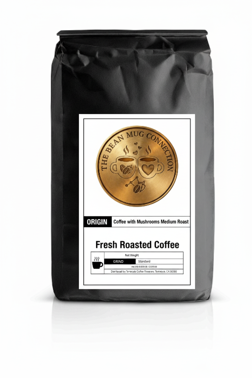 Coffee with Mushrooms Medium Roast Bag